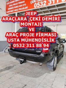 jeep çeki demiri montajı ve araç proje firması USTA MÜHENDİSLİK 05323118894