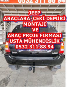 jeep çeki demiri montajı ve araç proje firması USTA MÜHENDİSLİK 05323118894