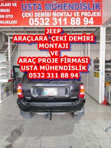 jeep çeki demiri montajı ve araç proje firması USTA MÜHENDİSLİK 05323118894