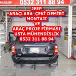 jeep çeki demiri montajı ve araç proje firması USTA MÜHENDİSLİK 05323118894