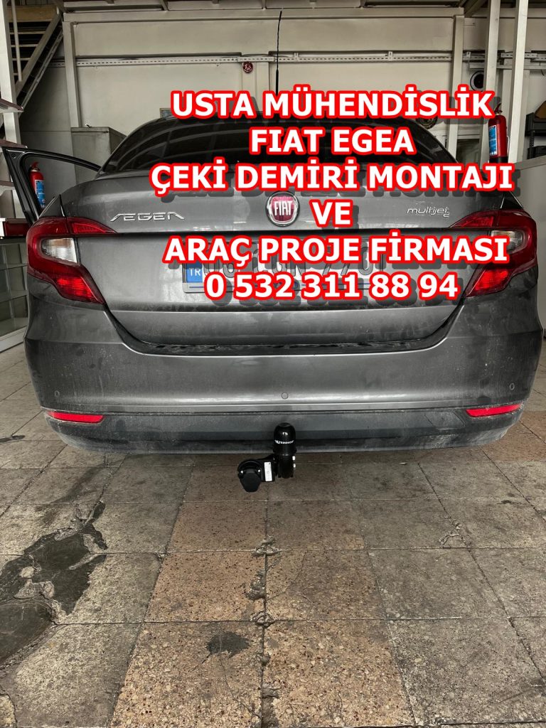 fıat egea çeki demiri takma montajı ve araç proje firması ankara USTA MÜHENDİSLİK 05323118894