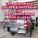 TOYOTA HILUX KAMYONET ÇEKİ DEMİRİ TAKMA MONTAJI ANKARA USTA MÜHENDİSLİK 05323118894