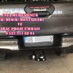 TOYOTA HILUX KAMYONET ÇEKİ DEMİRİ TAKMA MONTAJI ANKARA USTA MÜHENDİSLİK 05323118894