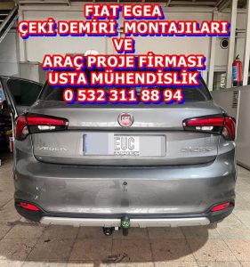 FIAT EGEA Çeki Demiri Takma montajı ve Araç proje firması ankar usta mühendislik ankara da