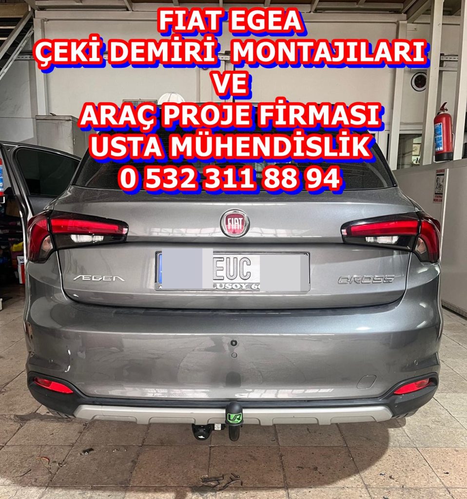 FIAT EGEA Çeki Demiri Takma montajı ve Araç proje firması ankar usta mühendislik ankara da
