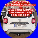 dacıa duster ÇEki demiri takma montajı ve araç proje firması ankara usta mühendislik ostim de